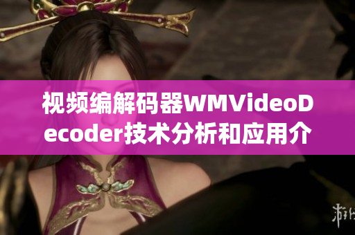 視頻編解碼器WMVideoDecoder技術分析和應用介紹(1)