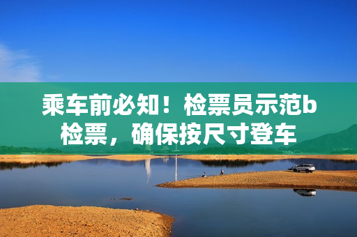 乘車前必知！檢票員示范b檢票，確保按尺寸登車