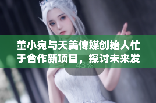 董小宛與天美傳媒創始人忙于合作新項目，探討未來發展路徑(1)