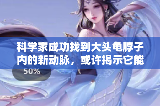 科學家成功找到大頭龜脖子內的新動脈，或許揭示它能長壽的秘密