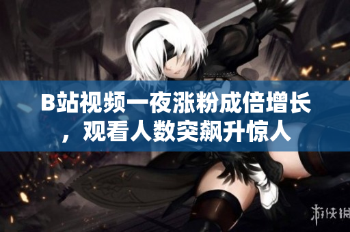 B站視頻一夜漲粉成倍增長，觀看人數突飆升驚人