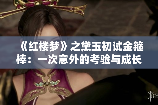 《紅樓夢》之黛玉初試金箍棒：一次意外的考驗與成長