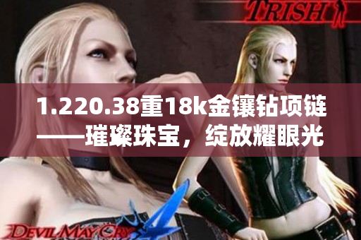 1.220.38重18k金鑲鉆項(xiàng)鏈——璀璨珠寶，綻放耀眼光輝