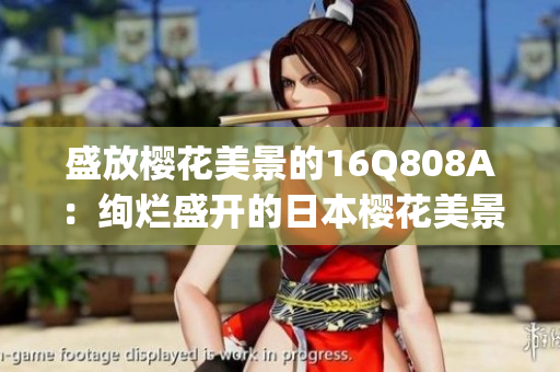 盛放櫻花美景的16Q808A：絢爛盛開的日本櫻花美景(1)