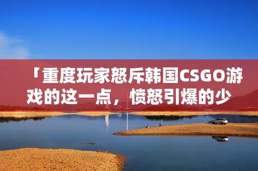 「重度玩家怒斥韓國CSGO游戲的這一點，憤怒引爆的少女玩家受關注」