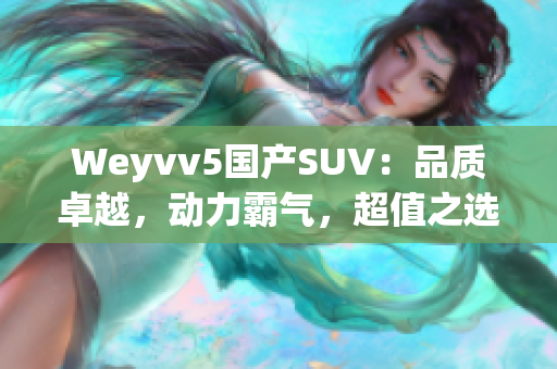 Weyvv5國產SUV：品質卓越，動力霸氣，超值之選