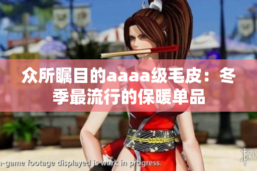 眾所矚目的aaaa級毛皮：冬季最流行的保暖單品
