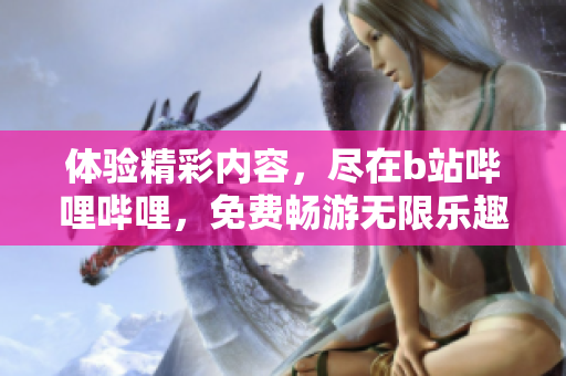 體驗精彩內容，盡在b站嗶哩嗶哩，免費暢游無限樂趣