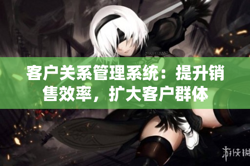 客戶關系管理系統：提升銷售效率，擴大客戶群體