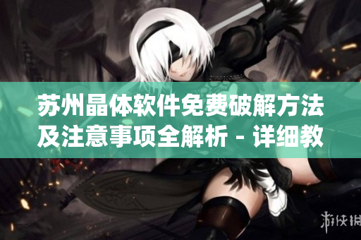 蘇州晶體軟件免費(fèi)破解方法及注意事項(xiàng)全解析 - 詳細(xì)教程分享(1)