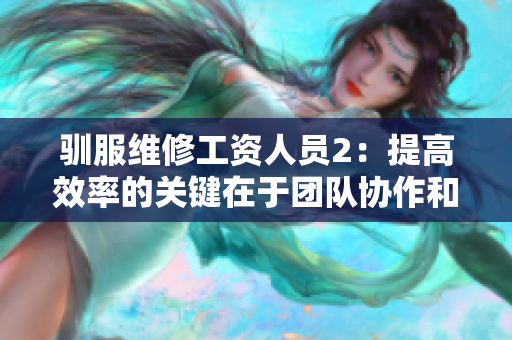 馴服維修工資人員2：提高效率的關鍵在于團隊協作和技能培訓