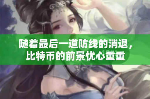 隨著最后一道防線的消退，比特幣的前景憂心重重