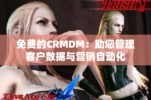 免費的CRMDM：助您管理客戶數據與營銷自動化
