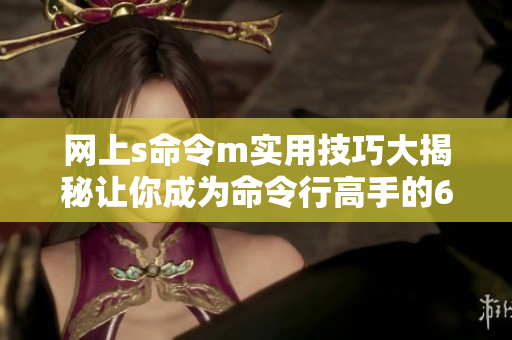 網上s命令m實用技巧大揭秘讓你成為命令行高手的60個技巧