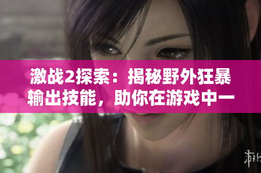 激戰(zhàn)2探索：揭秘野外狂暴輸出技能，助你在游戲中一展身手