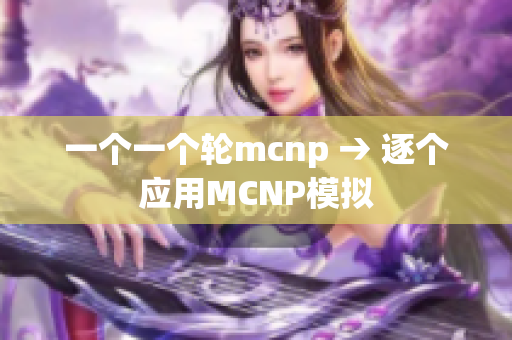 一個一個輪mcnp → 逐個應(yīng)用MCNP模擬