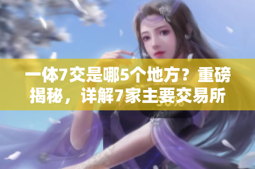 一體7交是哪5個地方？重磅揭秘，詳解7家主要交易所涉及地區