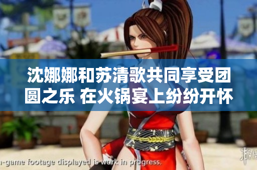 沈娜娜和蘇清歌共同享受團圓之樂 在火鍋宴上紛紛開懷
