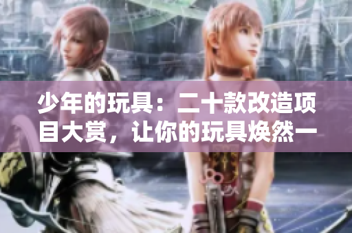 少年的玩具：二十款改造項目大賞，讓你的玩具煥然一新