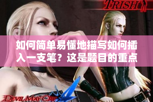 如何簡單易懂地描寫如何插入一支筆？這是題目的重點。