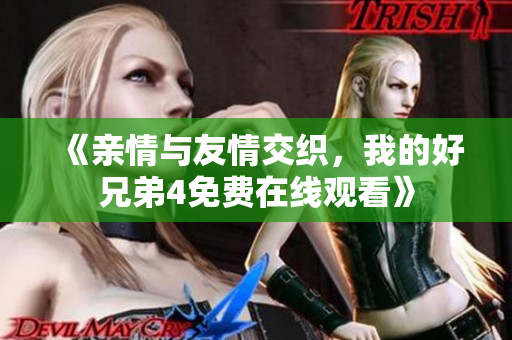 《親情與友情交織，我的好兄弟4免費(fèi)在線觀看》