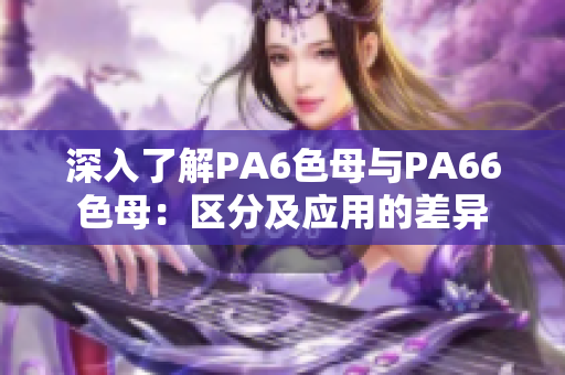 深入了解PA6色母與PA66色母：區分及應用的差異