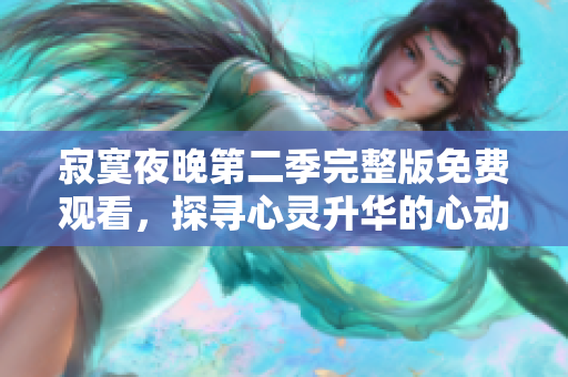 寂寞夜晚第二季完整版免費觀看，探尋心靈升華的心動故事