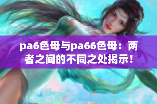 pa6色母與pa66色母：兩者之間的不同之處揭示！