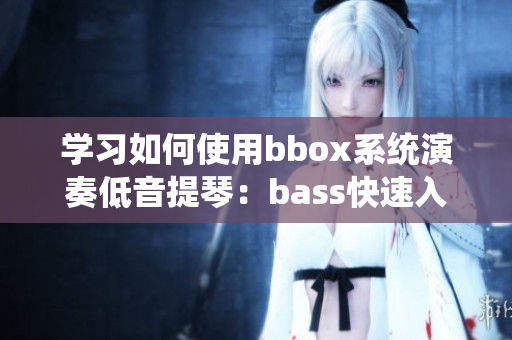 學習如何使用bbox系統(tǒng)演奏低音提琴：bass快速入門指南