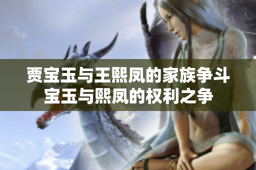 賈寶玉與王熙鳳的家族爭斗寶玉與熙鳳的權利之爭