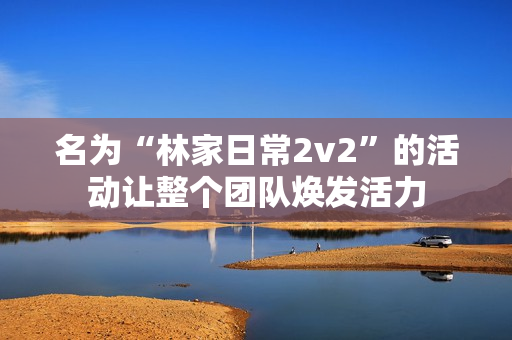 名為“林家日常2v2”的活動讓整個團隊煥發活力