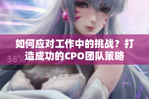 如何應(yīng)對工作中的挑戰(zhàn)？打造成功的CPO團隊策略